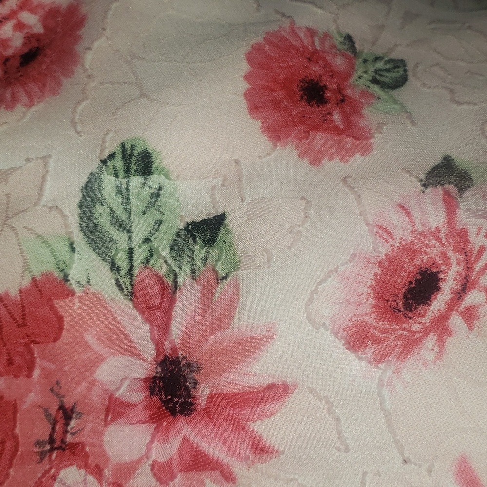 Chasing fireflies Mia & mimi pink floral flowers ruffle bows spring dress 5 5T - Picture 5 of 7
